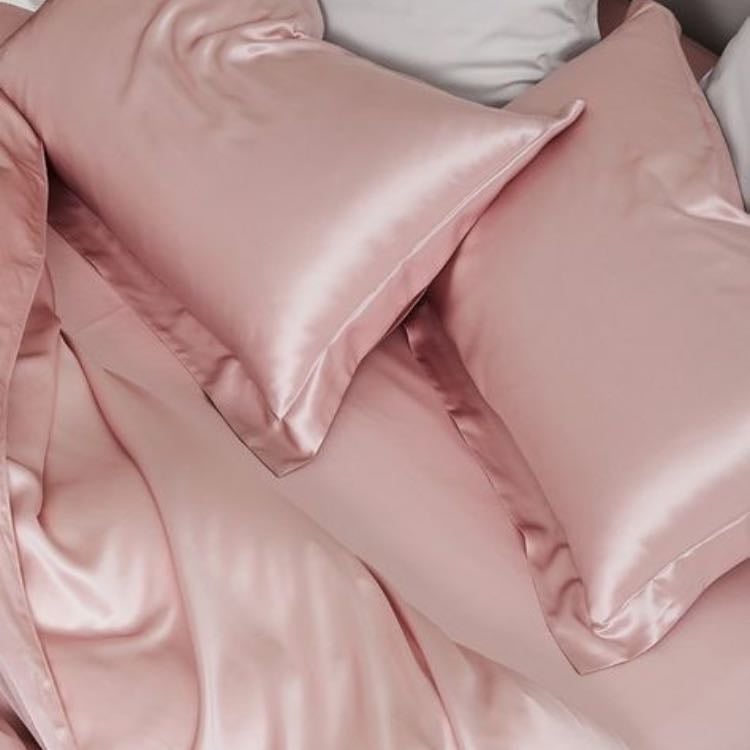 Satin pillows and bed sheets - It will protect your hair and prevent wrinkles