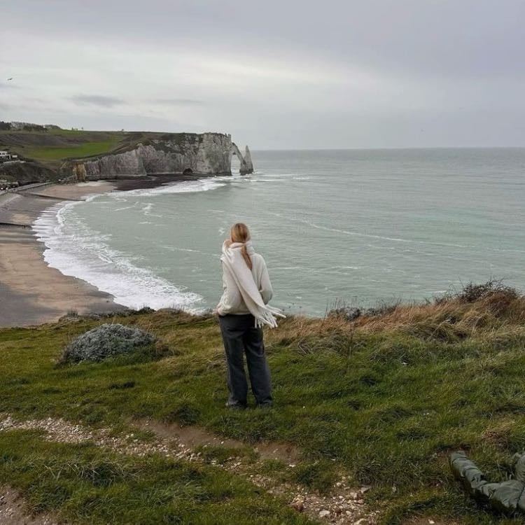 Run in the seven sisters cliff - England