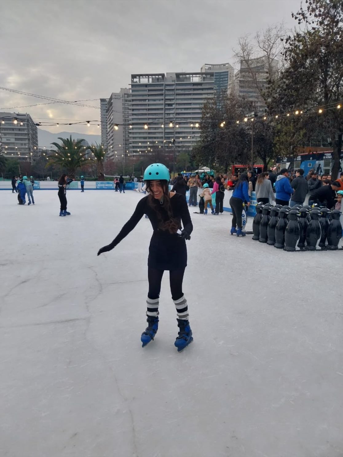 Ice skating