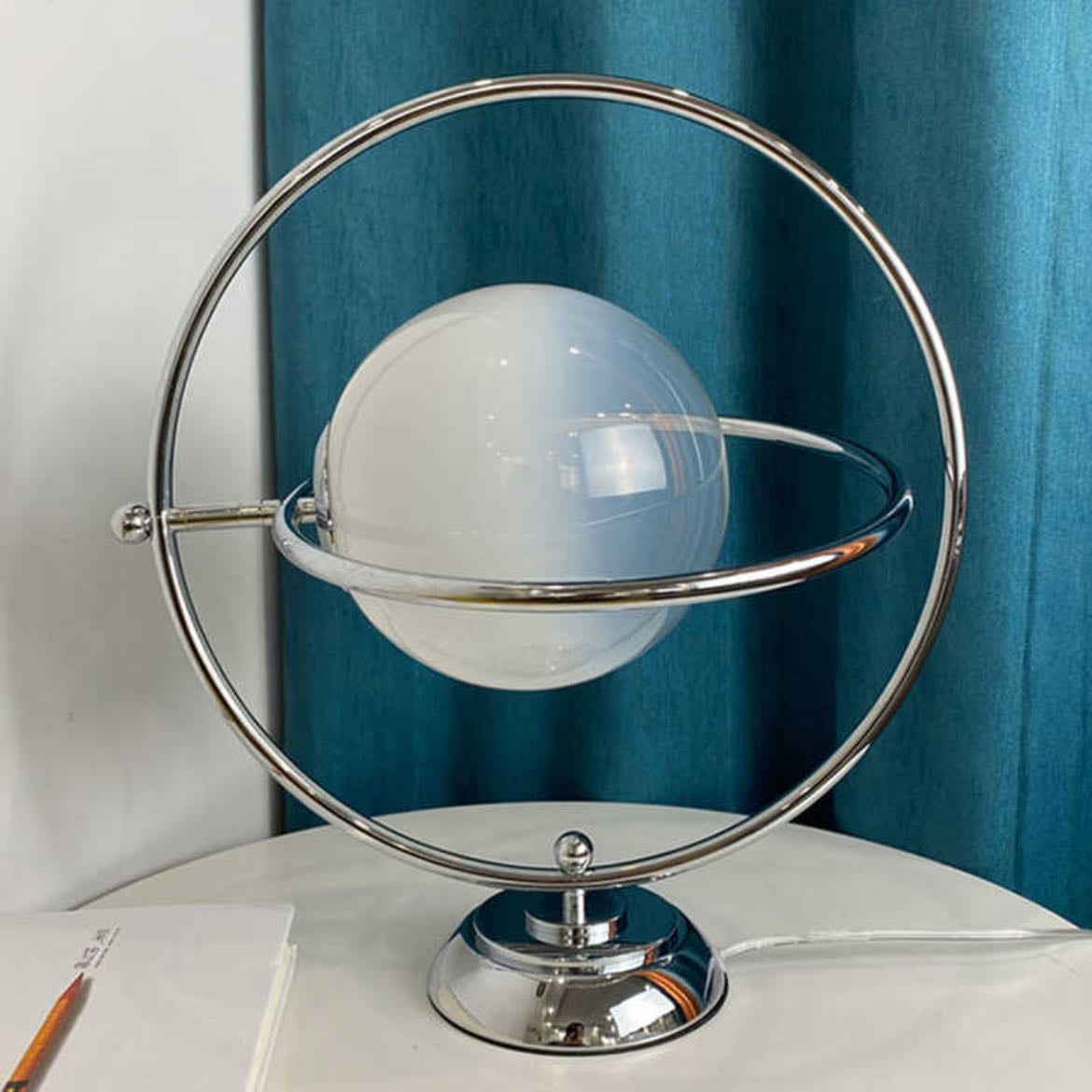 Bauhaus rotating planet lamp