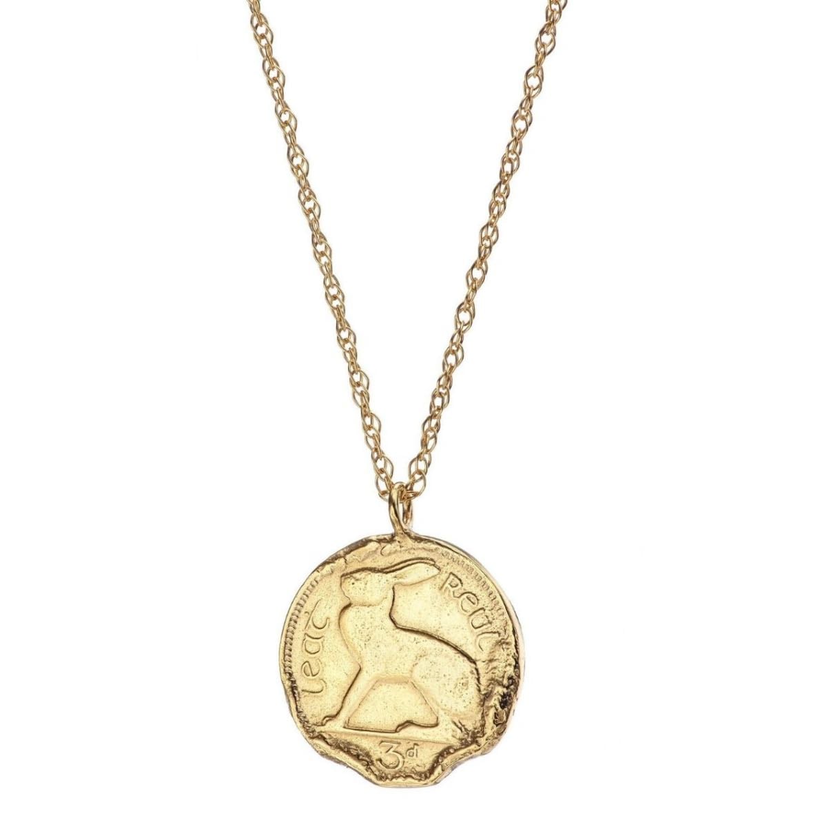 Irish 3 Pence Coin Necklace - Loinnir Jewellery