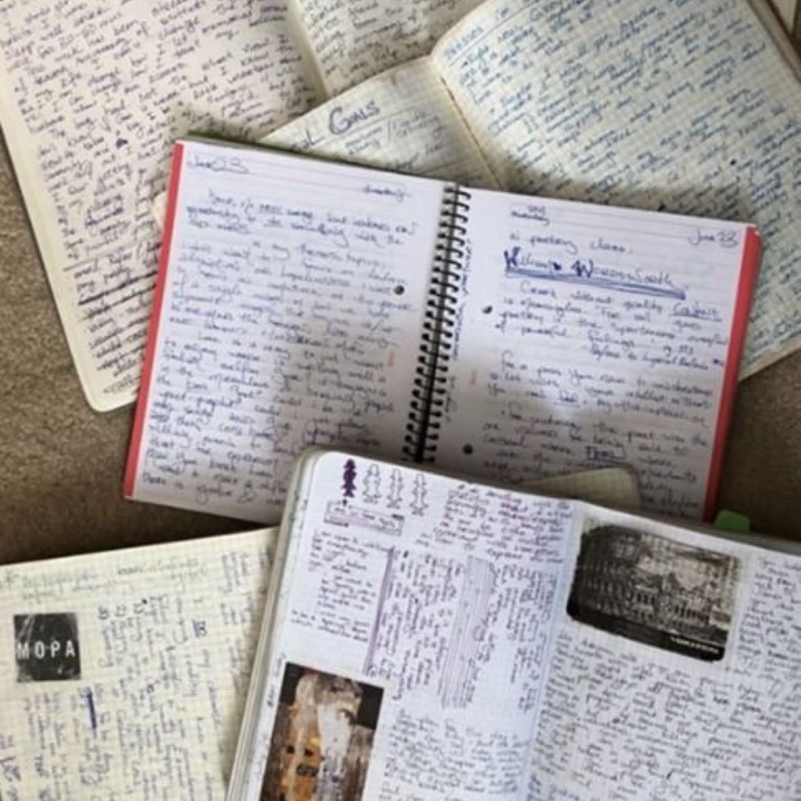 escribir/journal - ejemplo: reflexiones, análisis de situaciones, reviews de productos o películas, que hiciste en el último tiempo