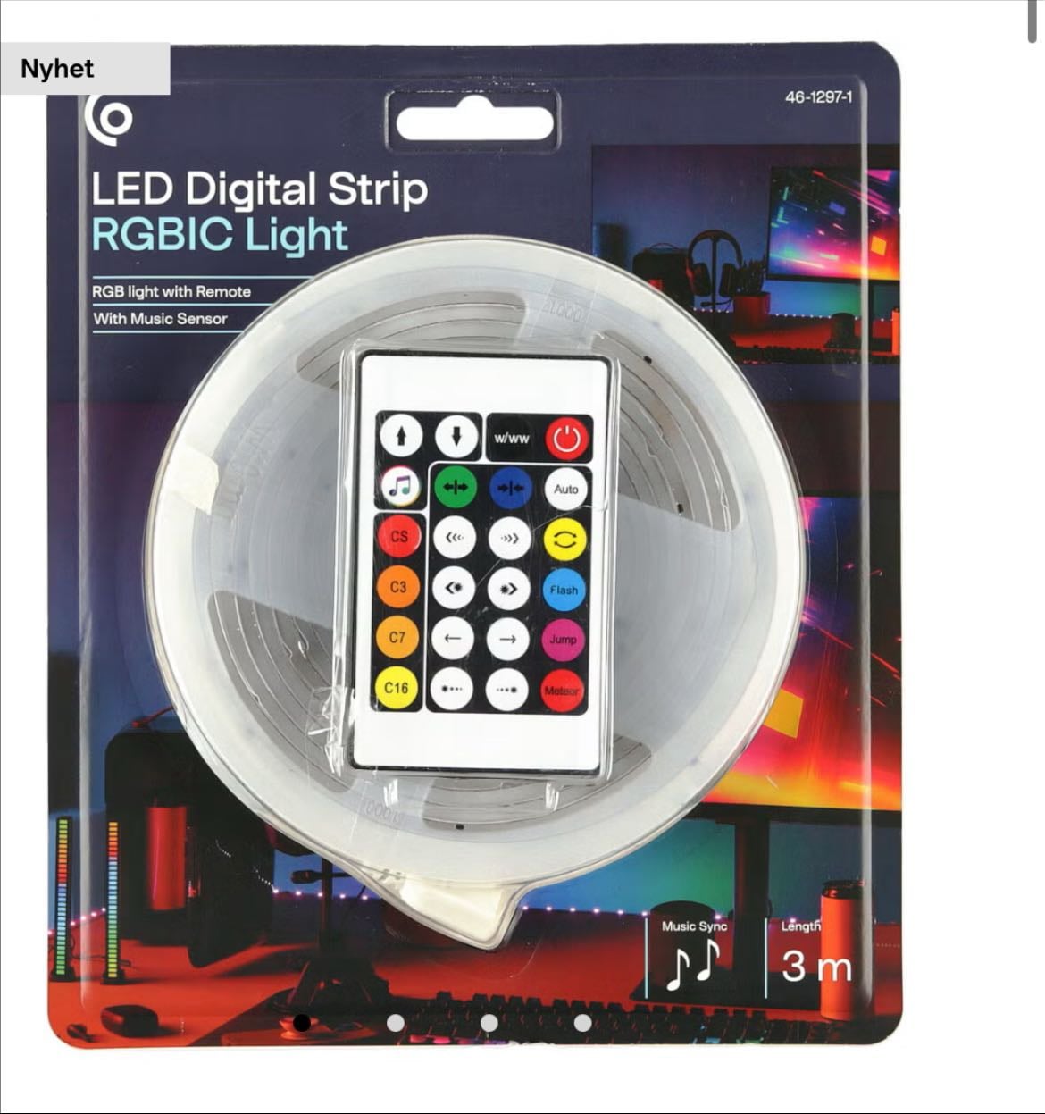 LED-strips - IKEA or Clas Ohlson - to decorate at home