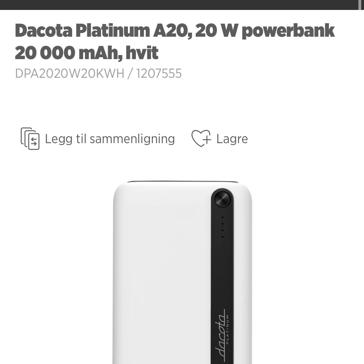 Powerbank - With fast charging for my trips and to encourage spontaneity