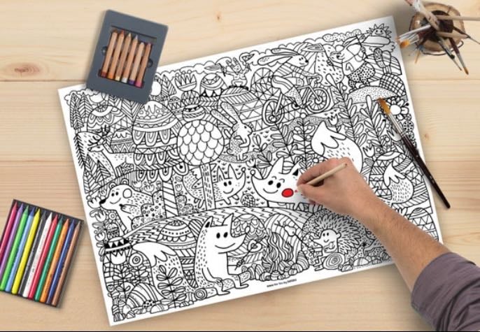 colouring in