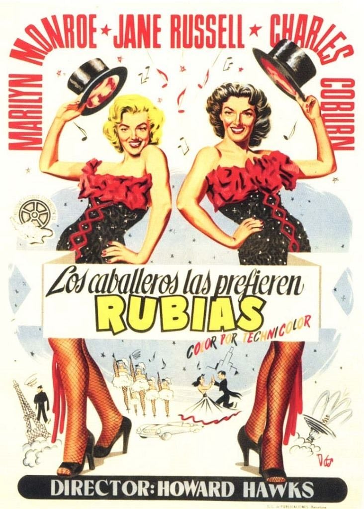 Los caballeros las prefieren rubias - Howard Hawks · 1953
