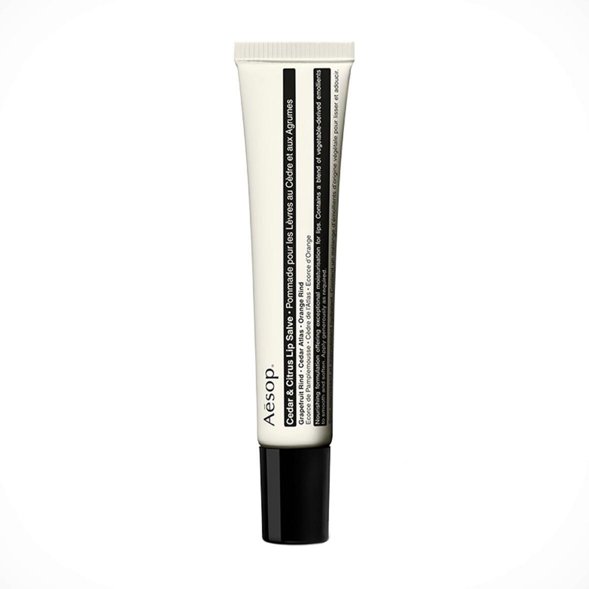 Aesop cedar & citrus lip salve