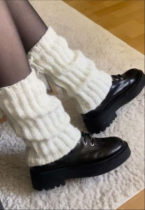 polainas de crochet