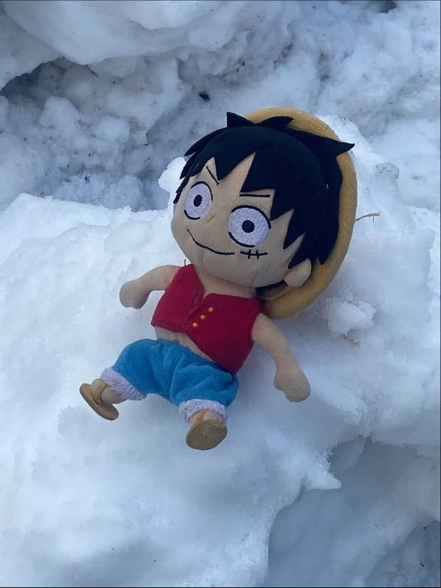 peluche de luffy - tan lindo