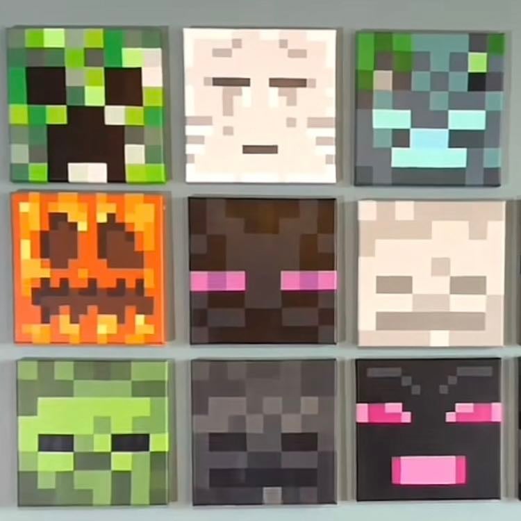 cuadros de minecraft