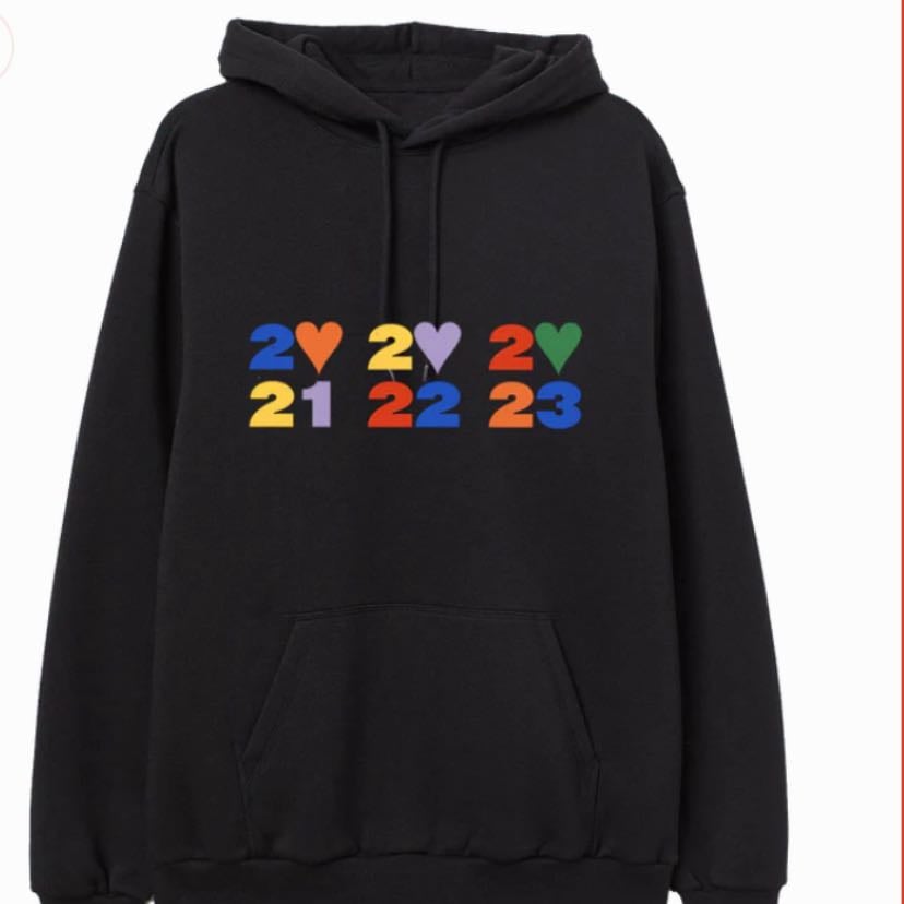 Hello Lovers blue crewneck