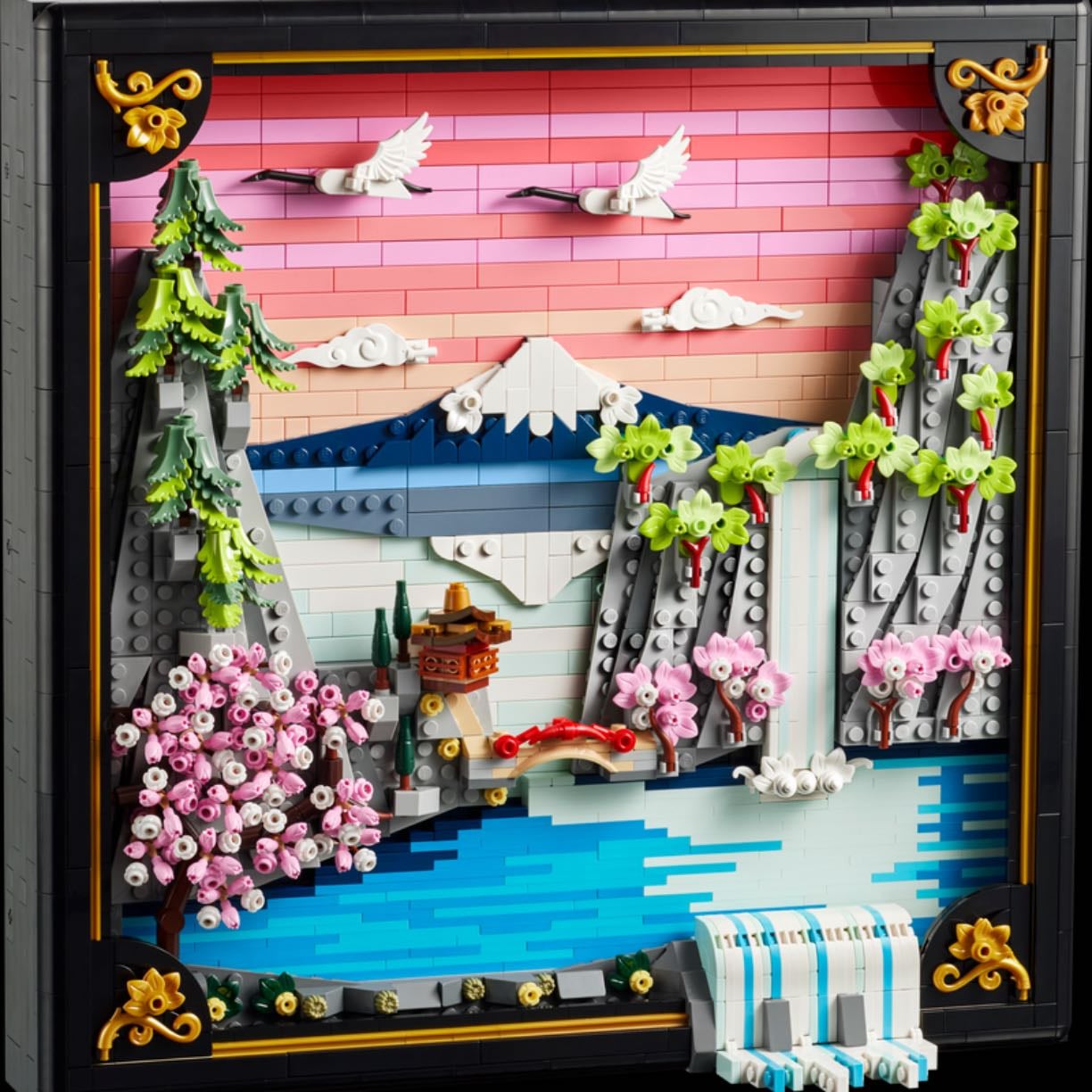 Japanese Cherry Blossom Landscape