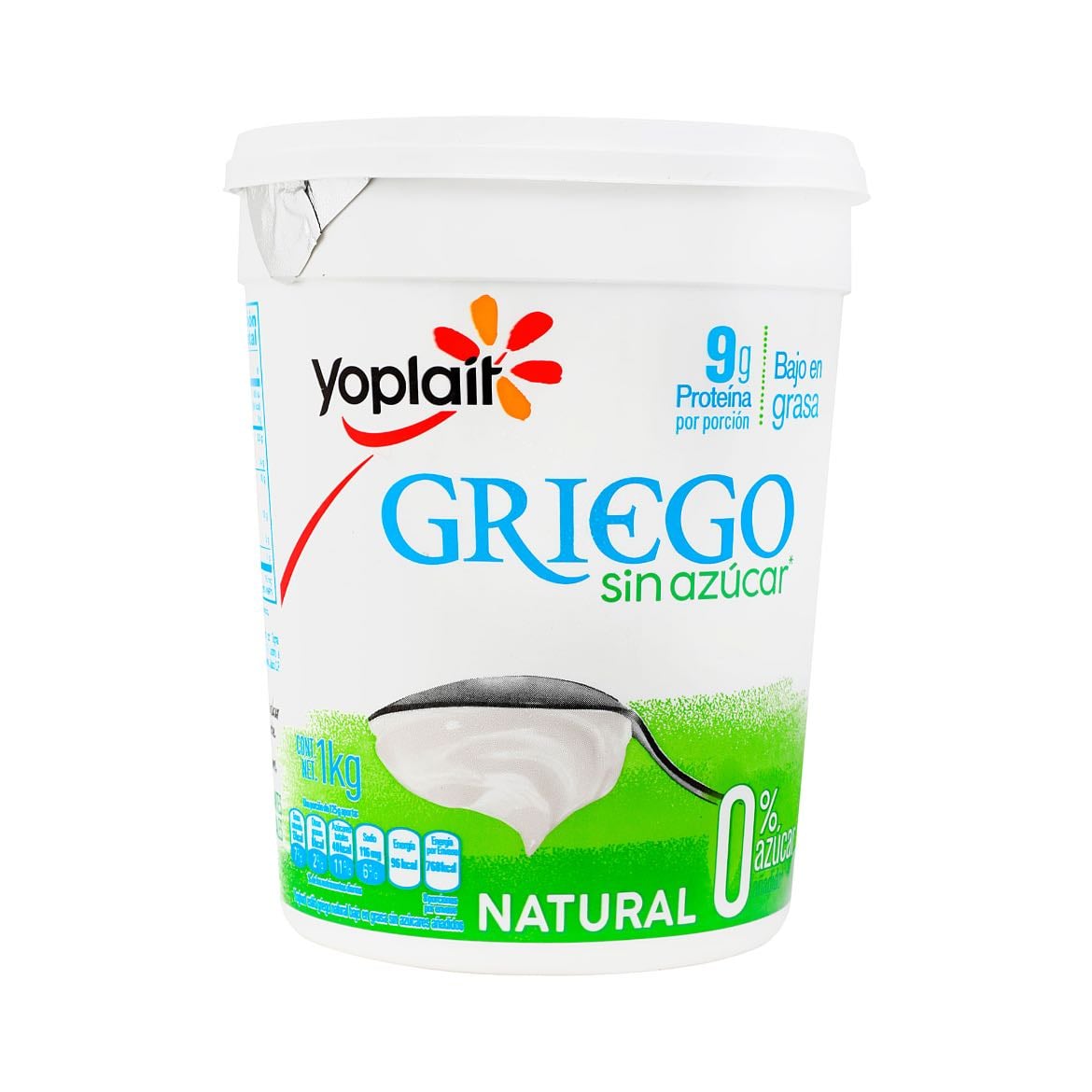 Yogurt griego sin azúcar - Frío, suave y calmante