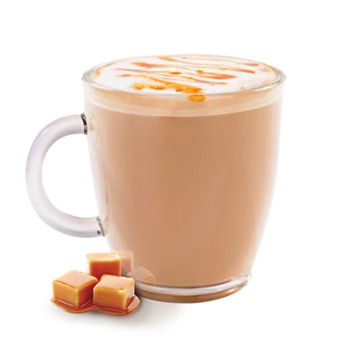 Caramel Macchiato (caliente) - Extra shot de caramelo 😍