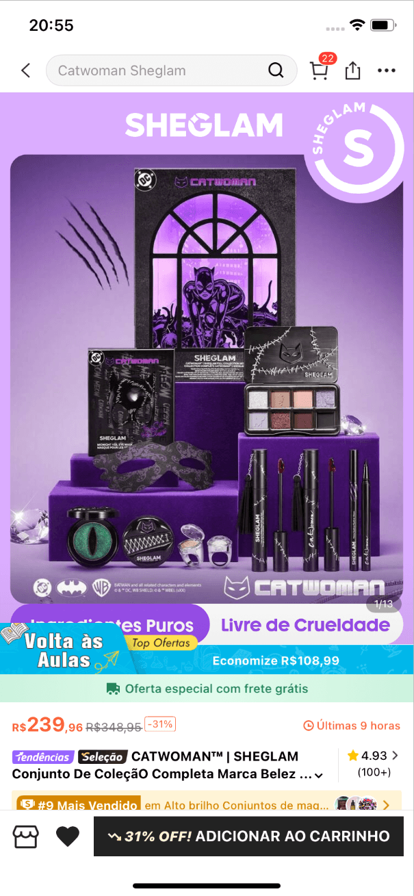 Mulher gato set