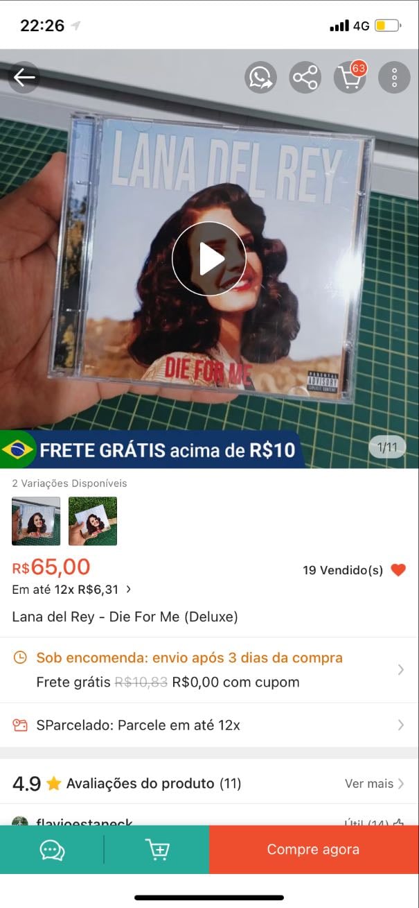 Die for me