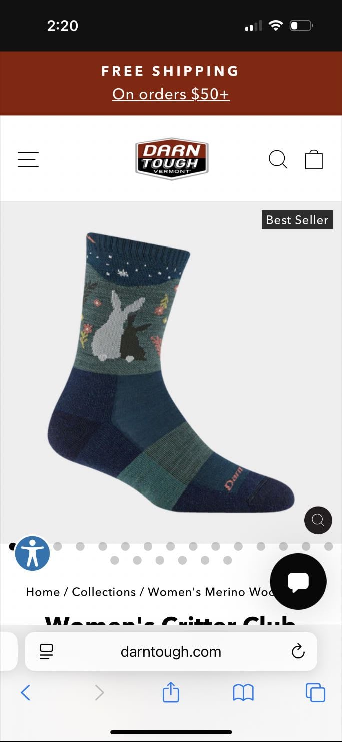 Women's Merino Wool Socks - darn tough