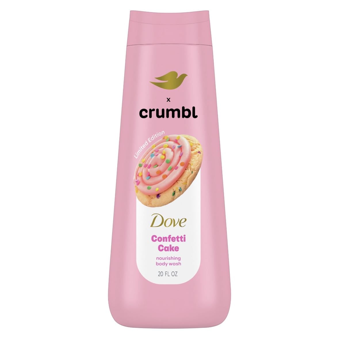 fragrance body wash - dove x crumbl confetti cake body wash