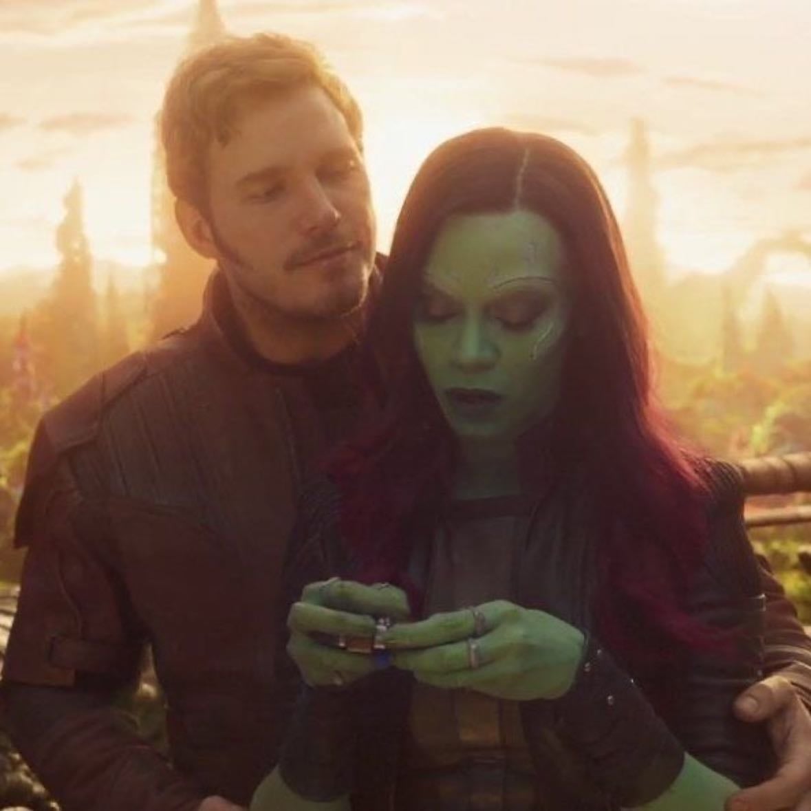 peter and gamora. - TAKE A GUESS.