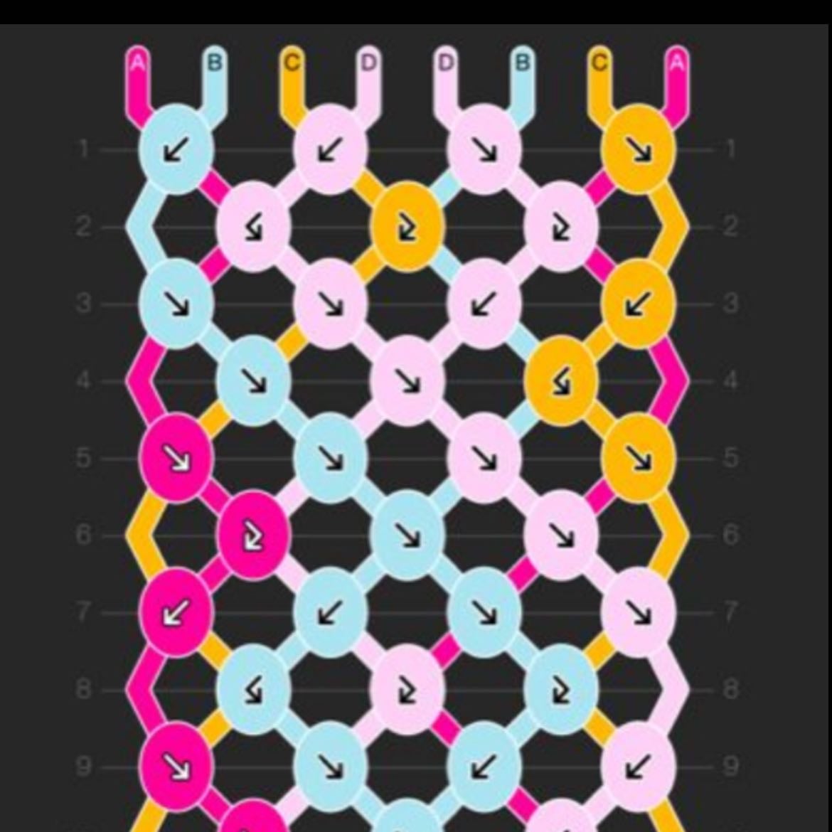 Bracelet croisé 6