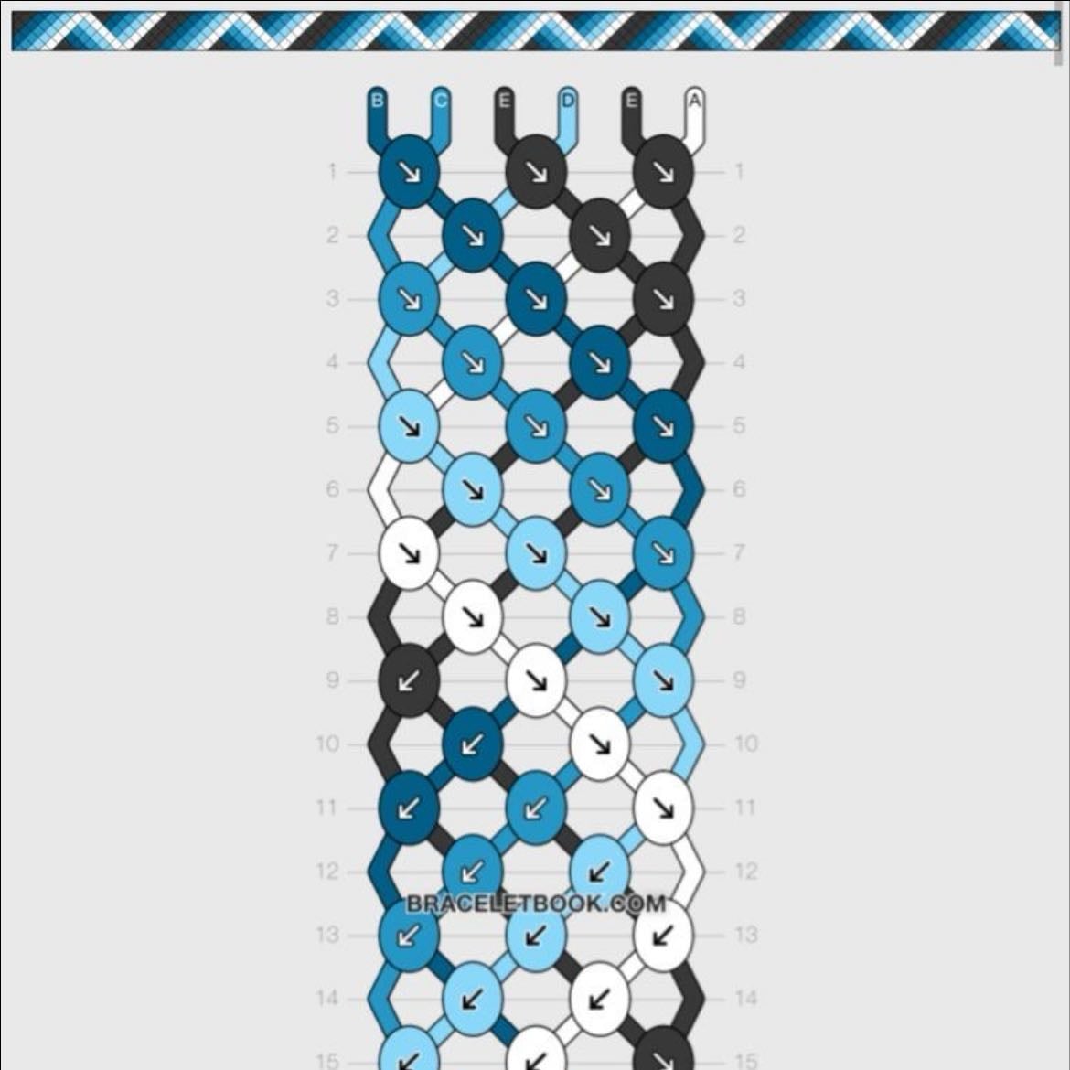 Bracelet zigzag