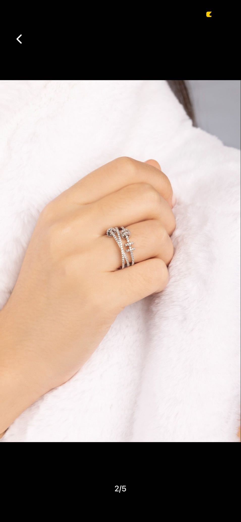 bague triple avec anneaux APM