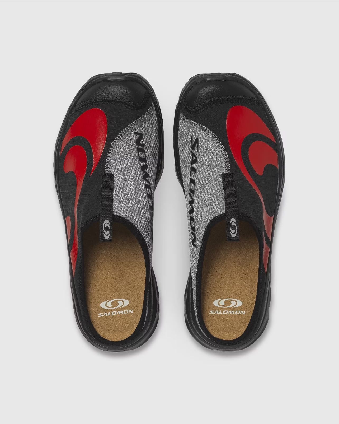 RX SLIDE, black/alloy/fiery red