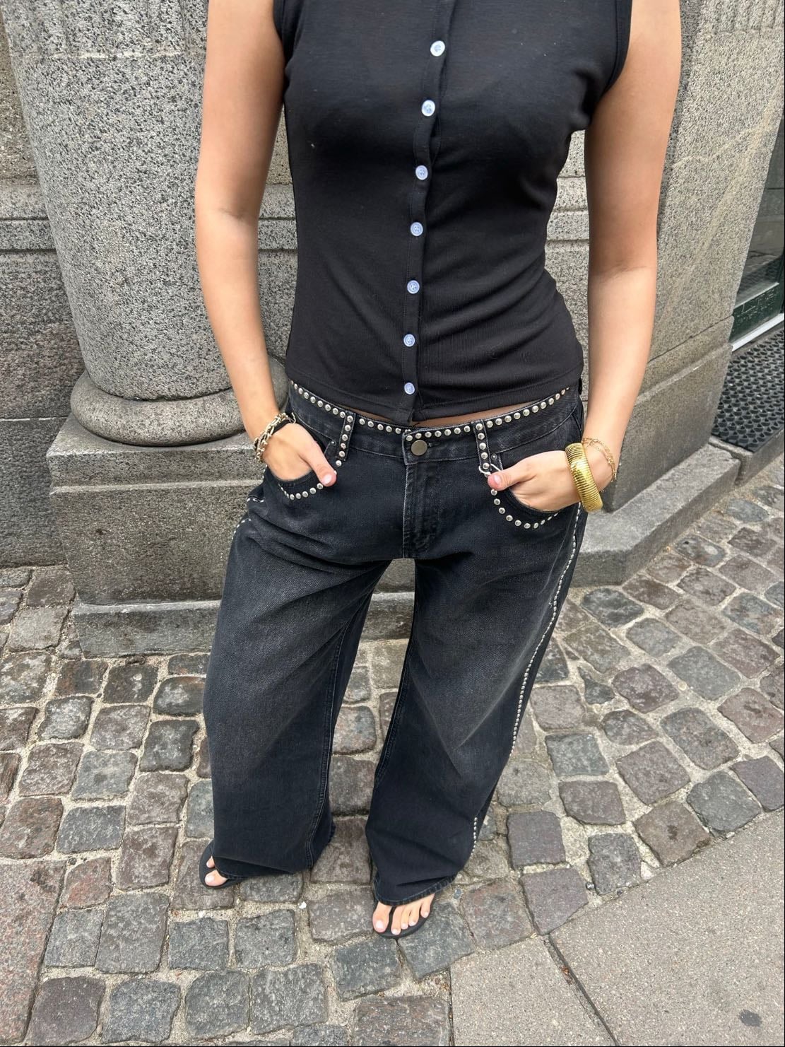 NUKA JEANS WITH STUDS