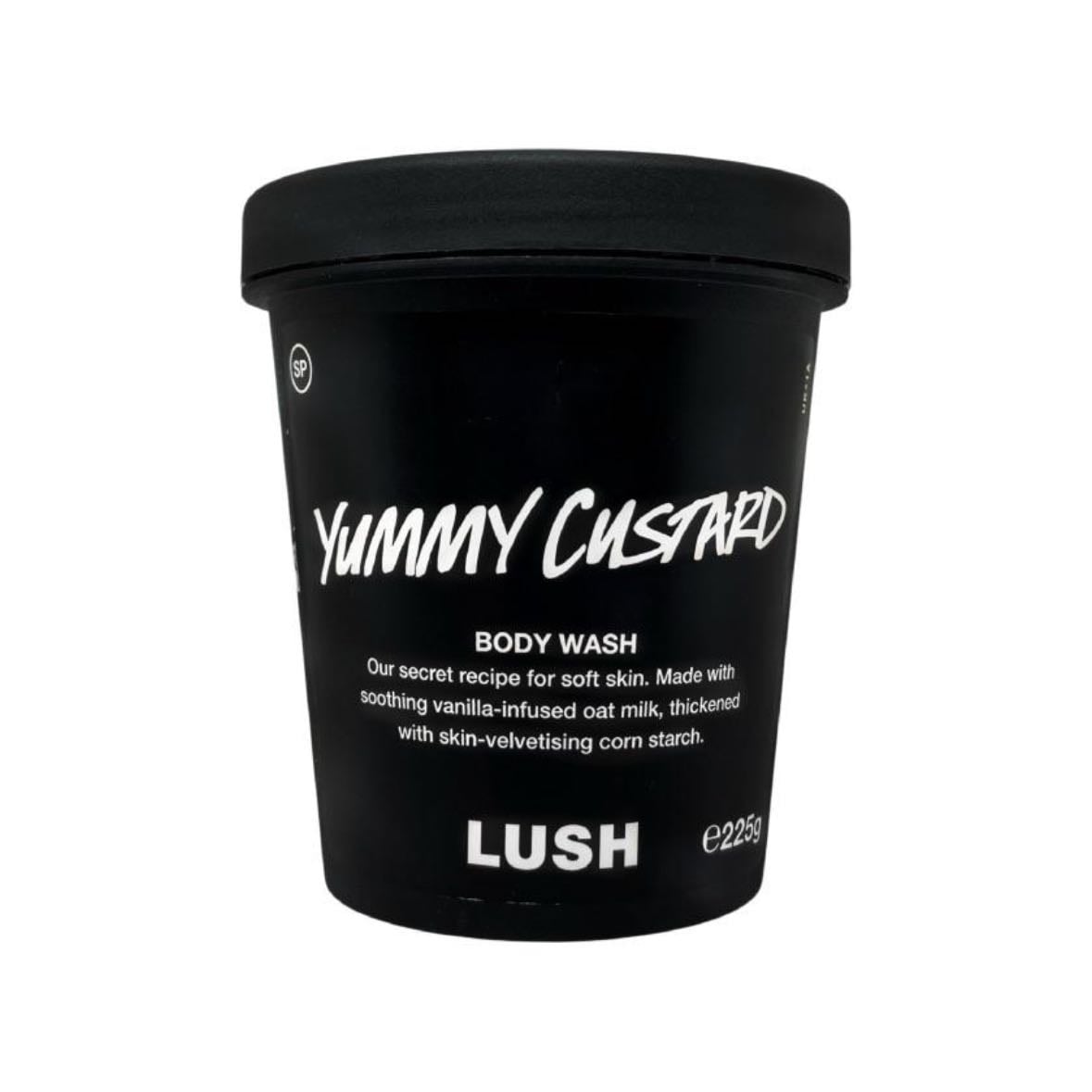 Lush yummy custard body wash