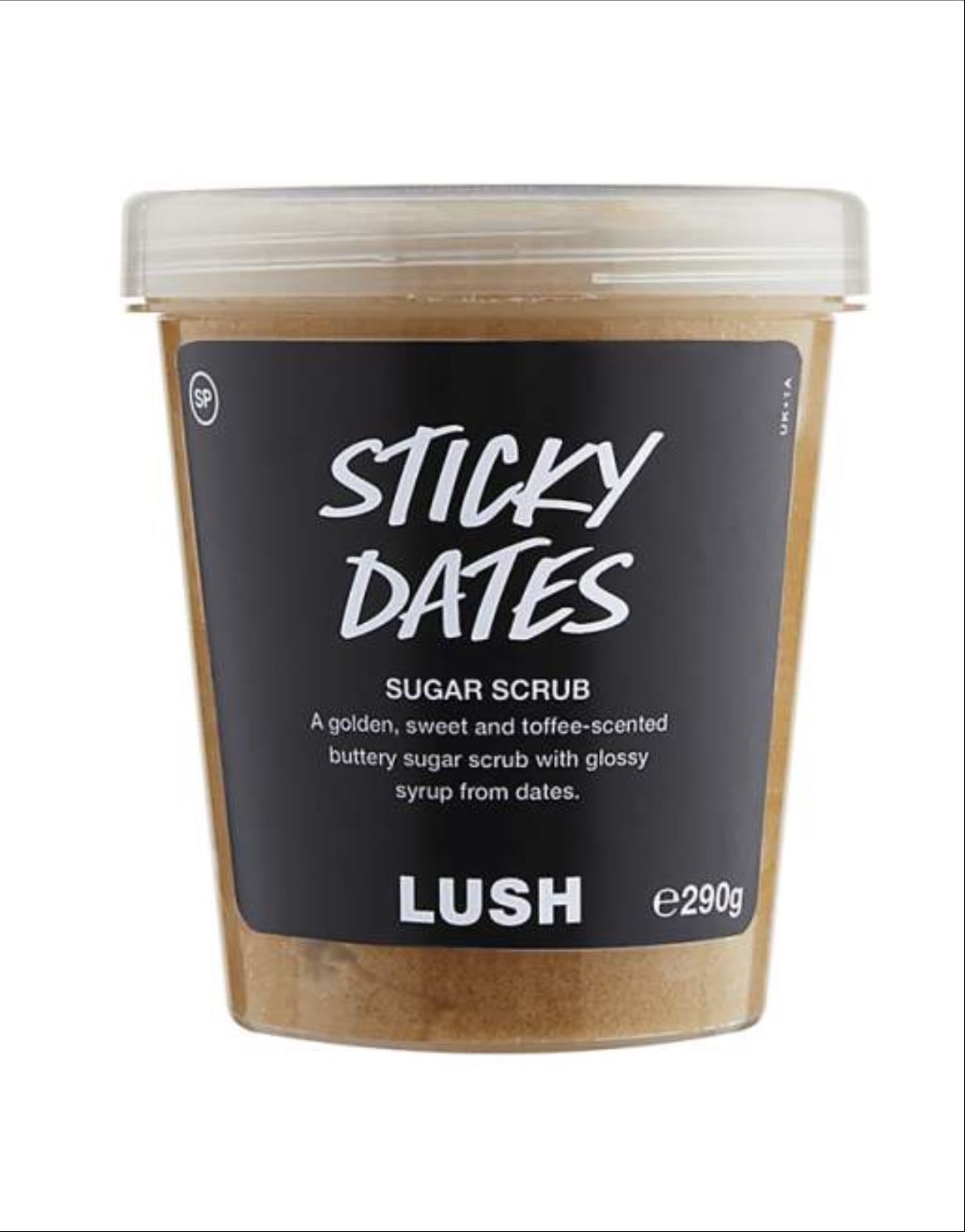 Lush sticky dates sugar scrub