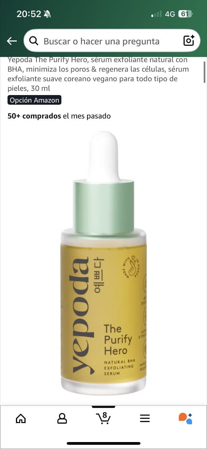 yepoda serum exfoliante