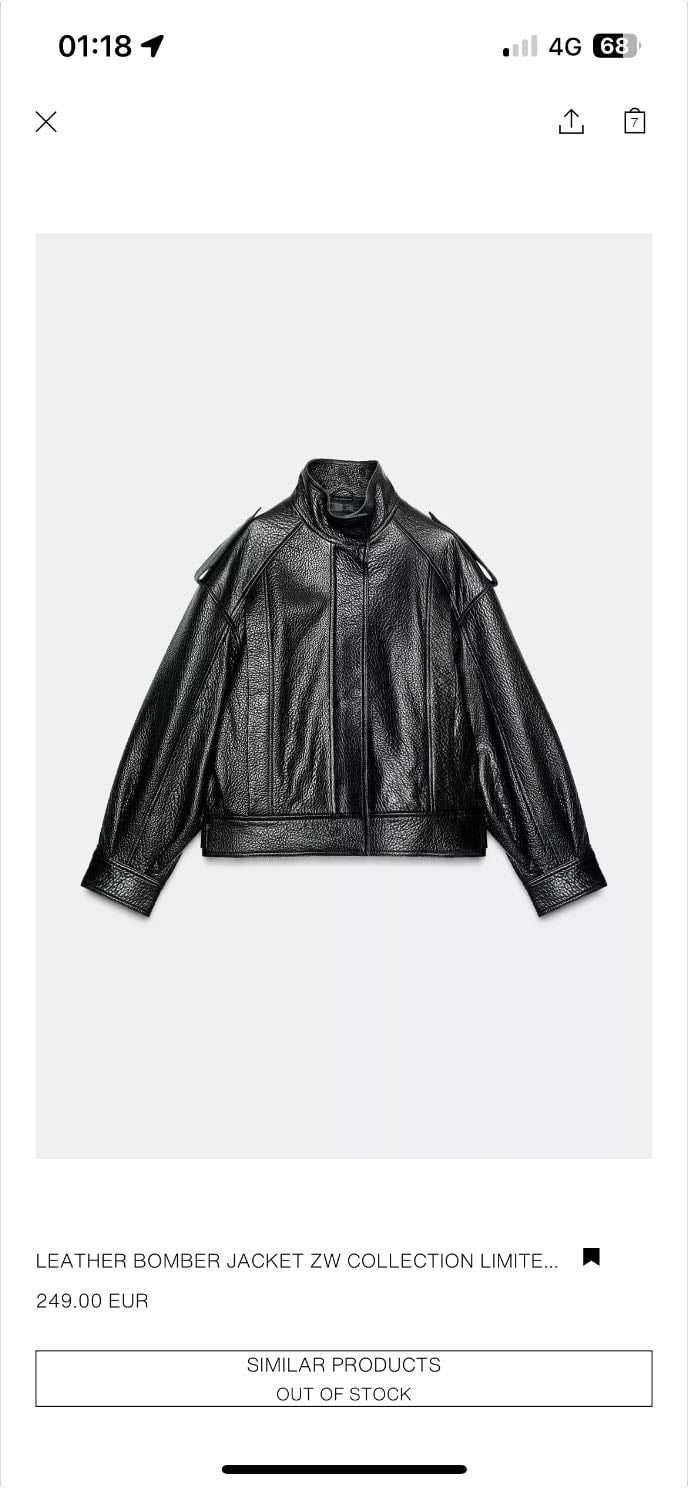 LA leather bomber