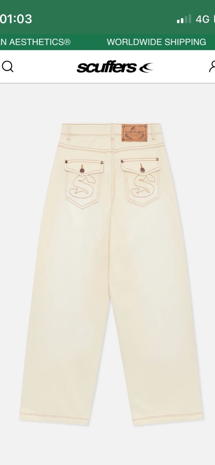 carrie ecru pants