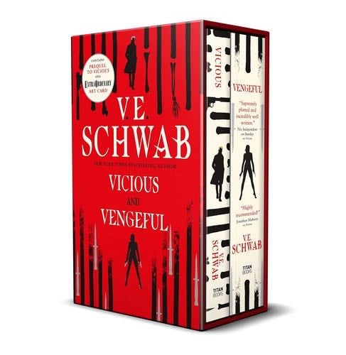 Vicious and Vengeful Slipcase - V.E. Schwab