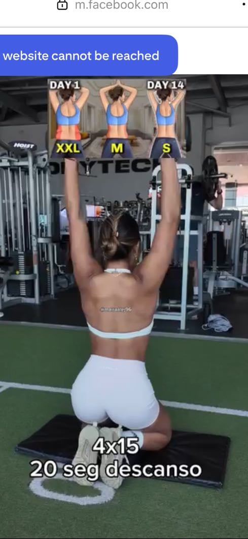 double arm raise - 4 x 15 (20 sec rest)