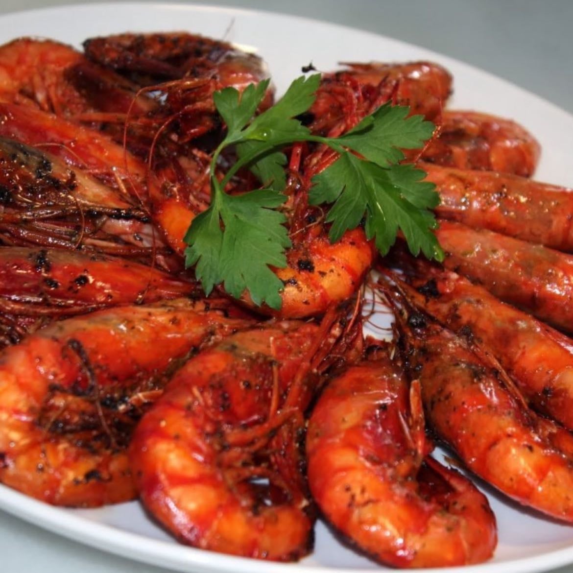 Gambas a la plancha