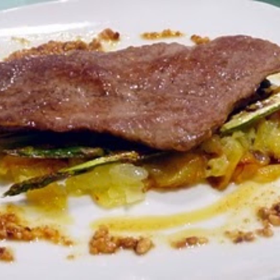 Presa iberica con patatas a lo pobre