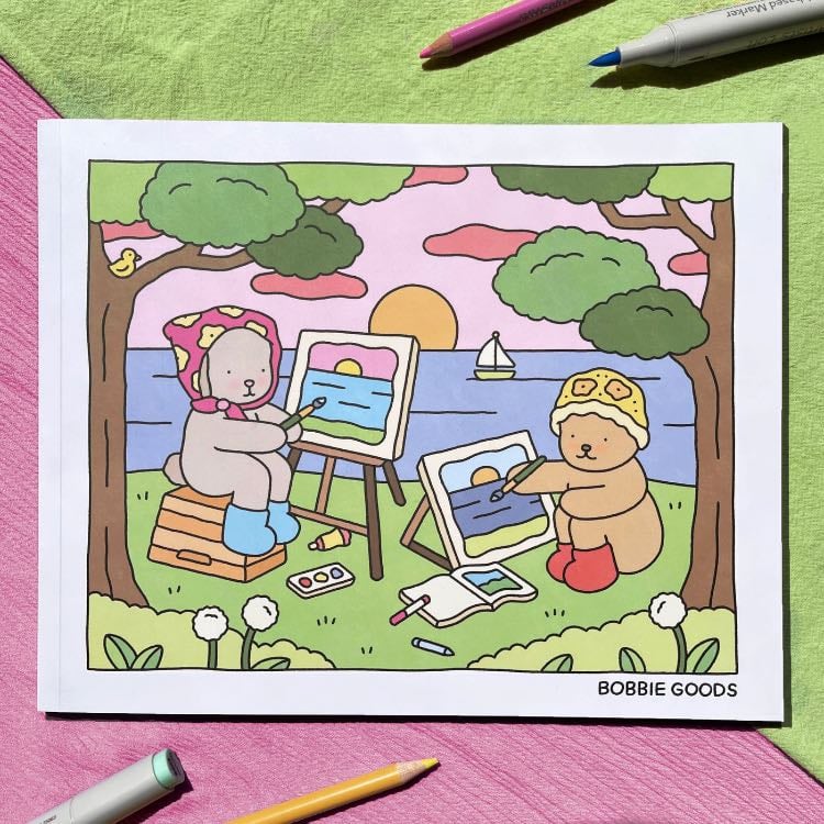 Bobbie goods coloring book