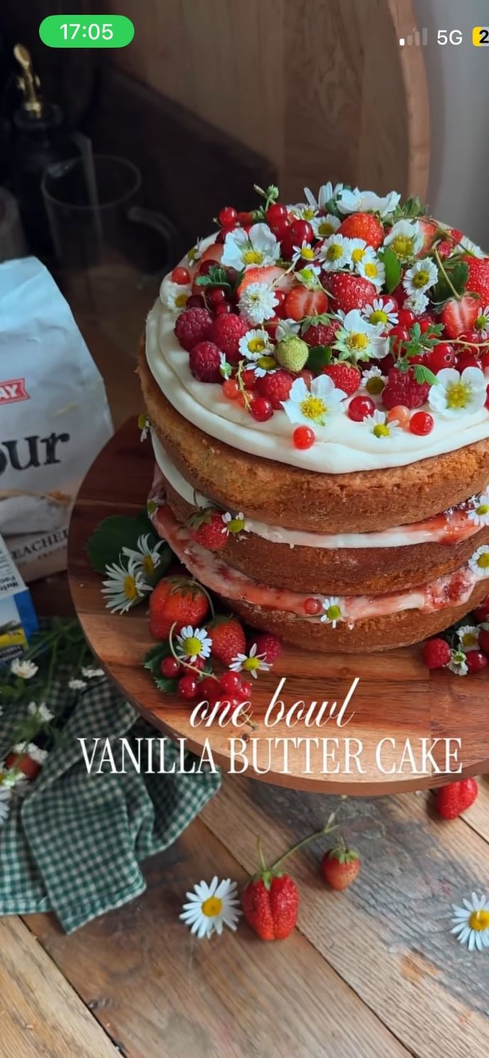 Vanille butter cake