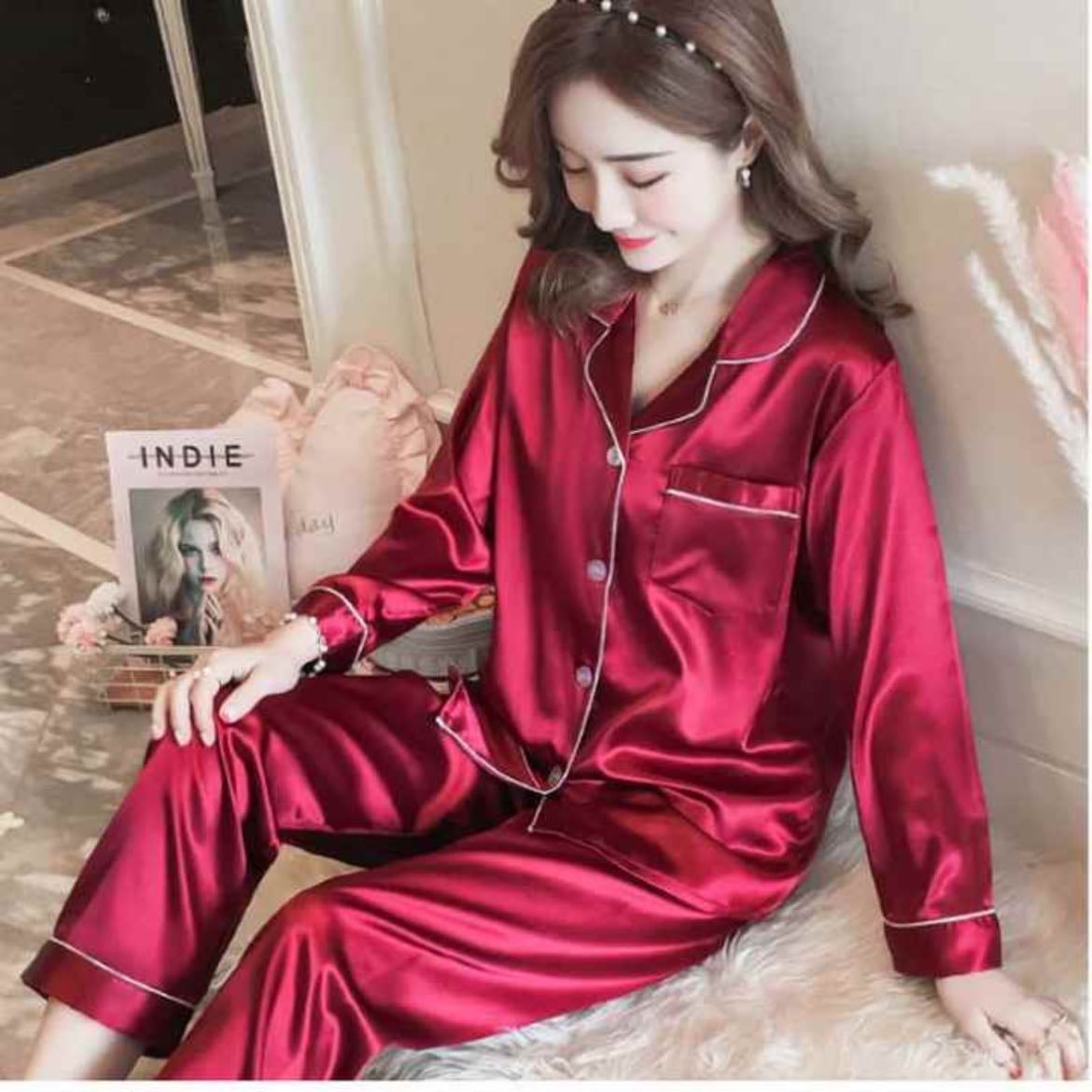 Pijama de satín