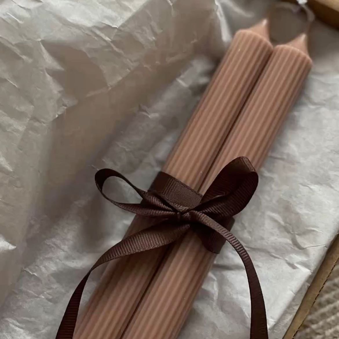 Velas en esta presentación - Cuando das este tipo de regalos que son bastante sencillos, lo más importante es la presentación!