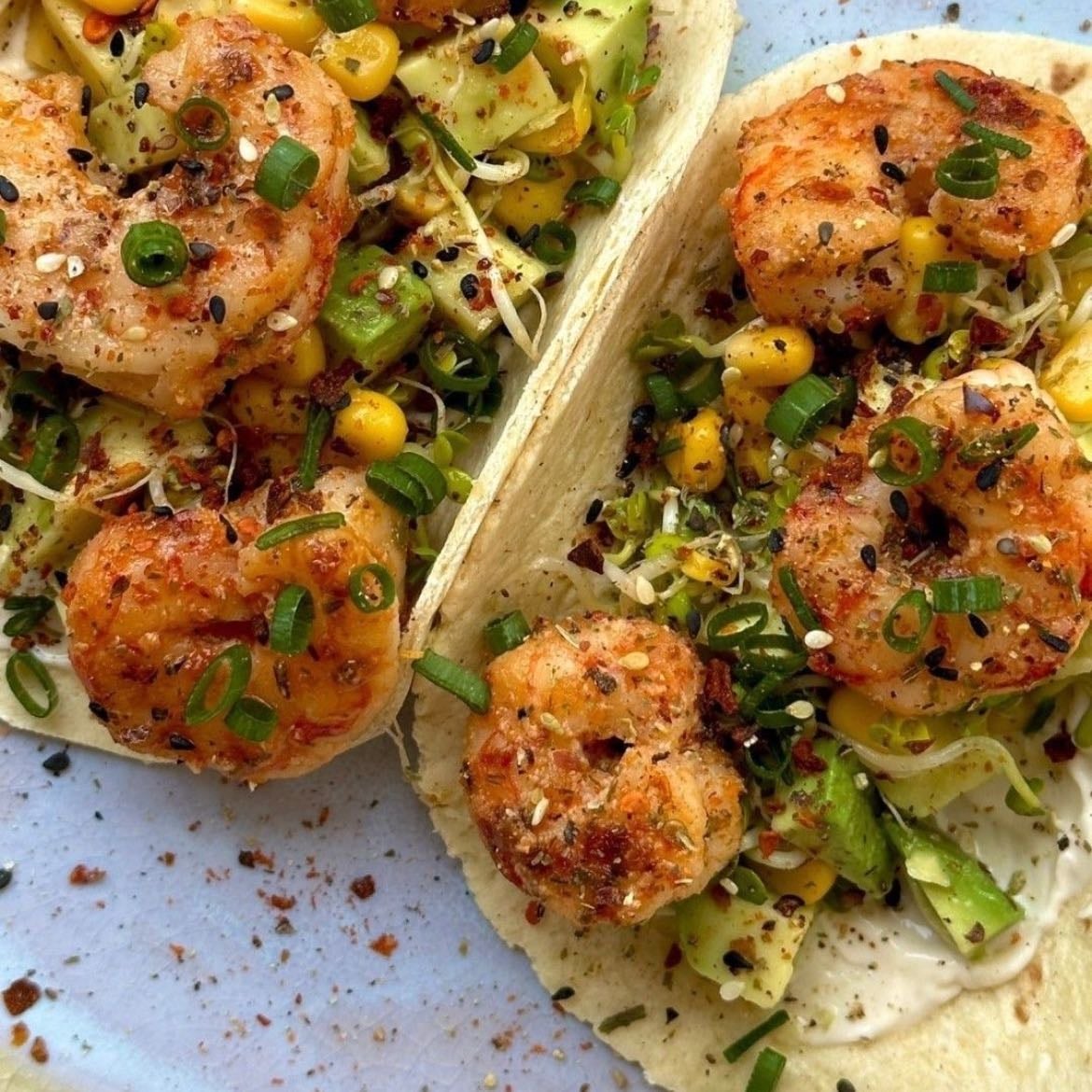 Tacos de camarón - Ingredientes: