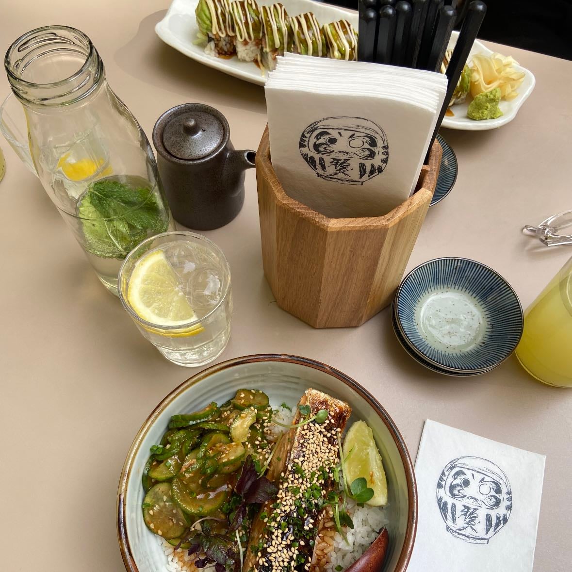 Mochi - amazing food and really pretty neigbourhood to sit outside in the summer