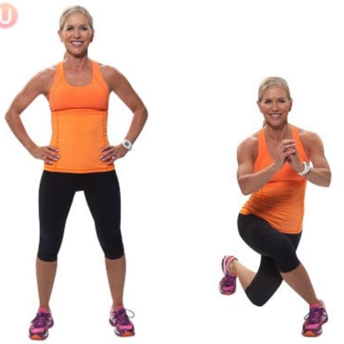 Cross lunges - 40L+R
