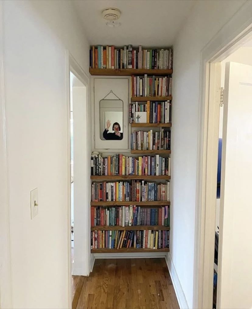 Floor to ceiling books