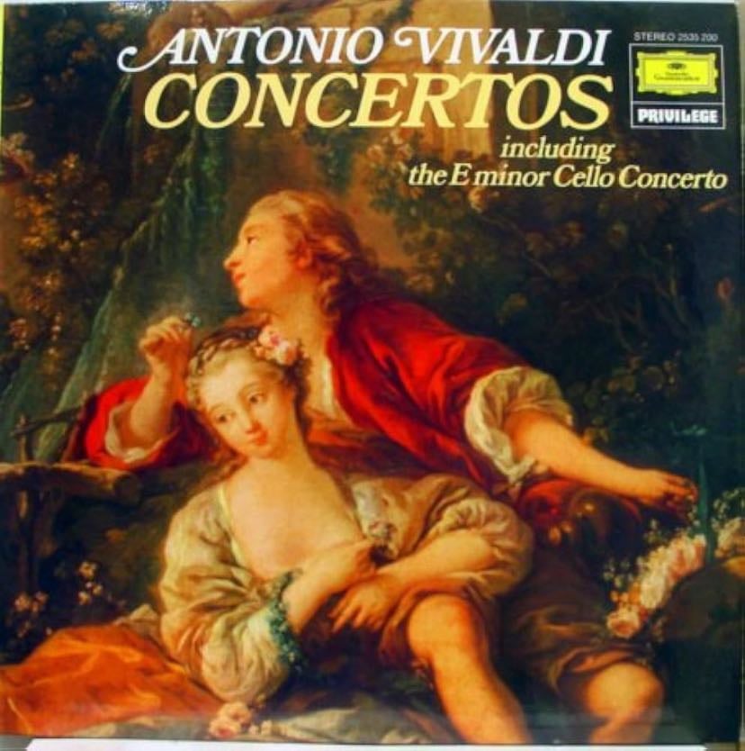 Concertos: Including the E Minor Cello Concerto - Antonio Vivaldi - Single LP - Second Hand
Condition: (G)