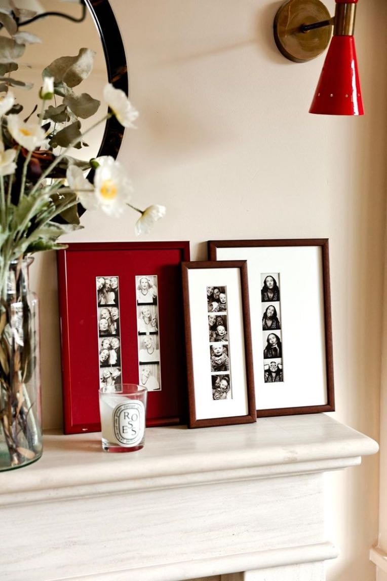 Framed Photo Booth strips