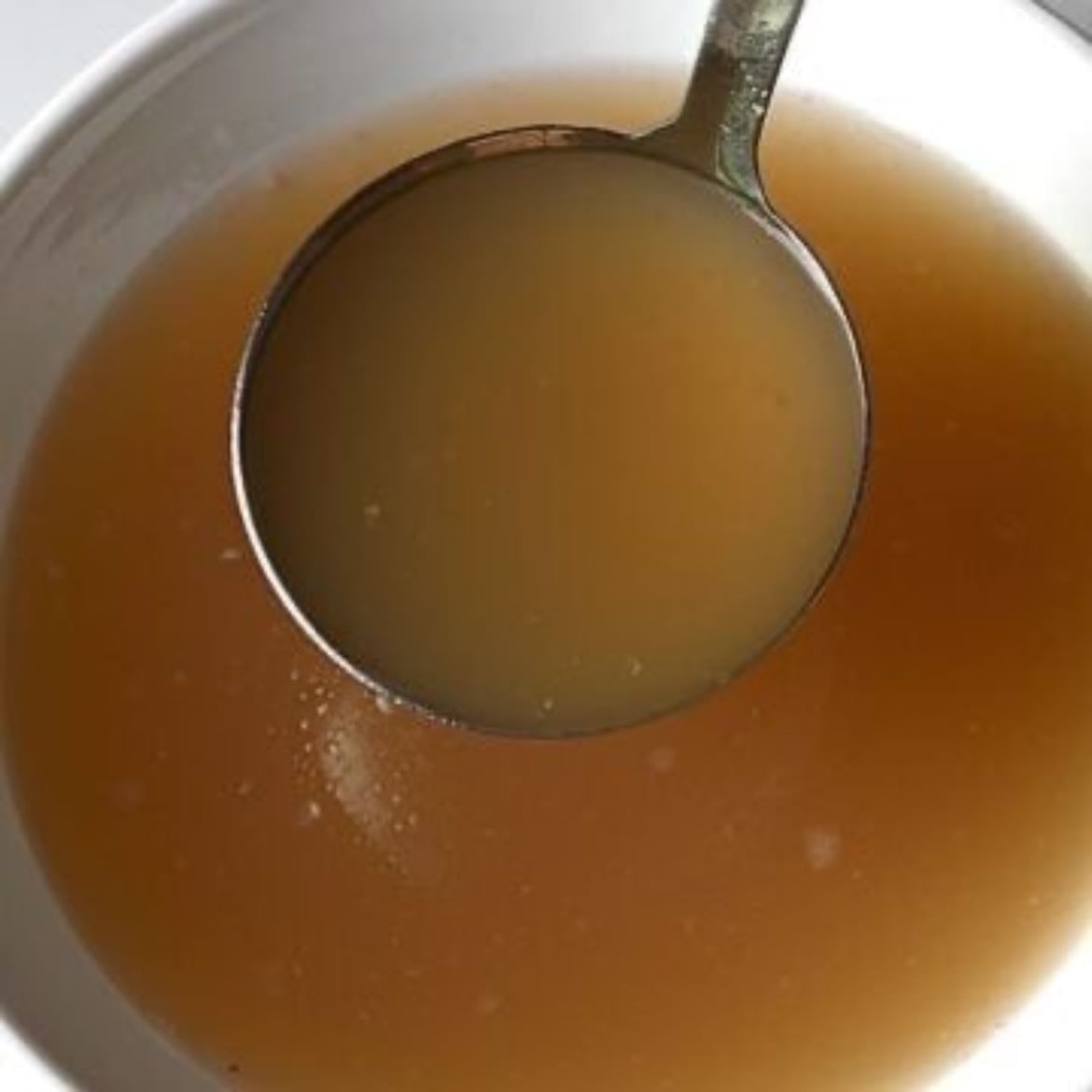 Warm Chicken Broth - With tiny pasta