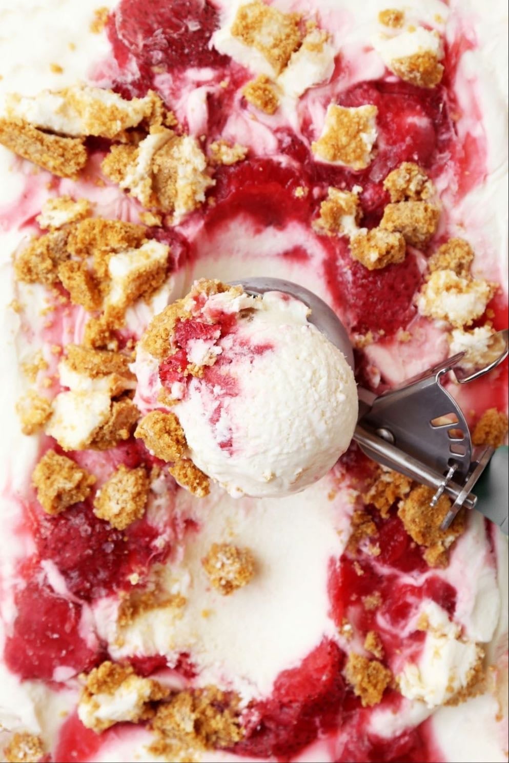 strawberry cheesecake icecream - goated flavor