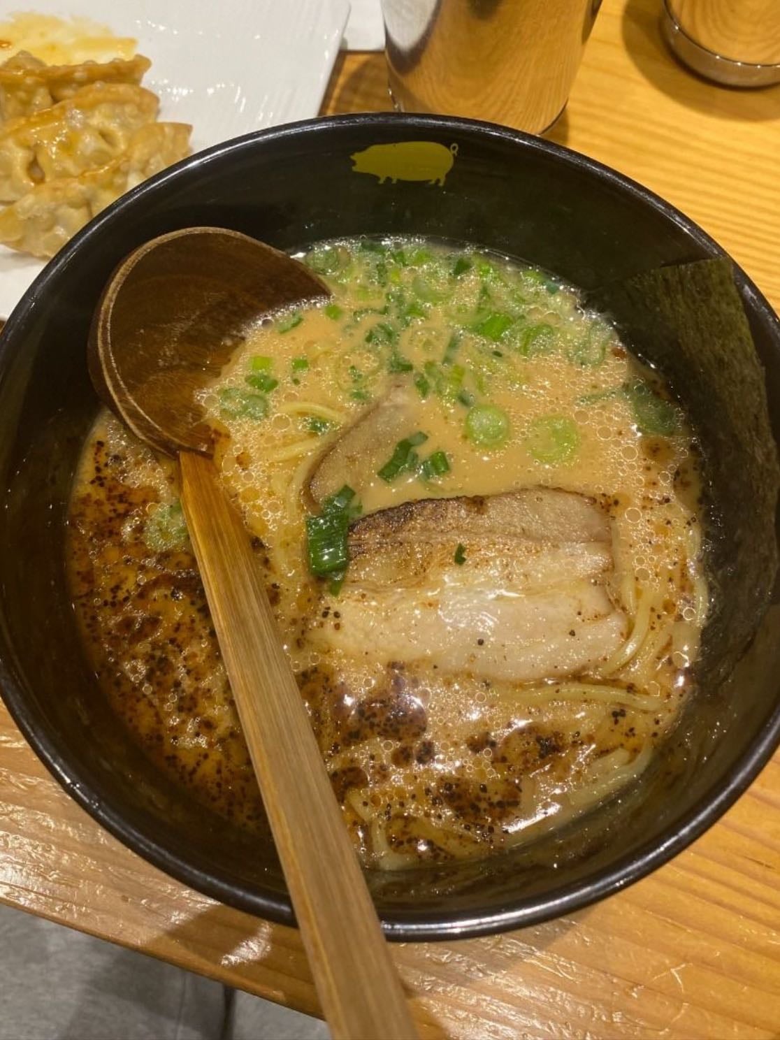 original veg ramen from
kinton